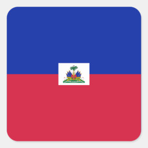 National Flag of Haiti Square Sticker