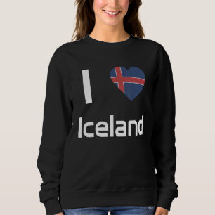 National Flag of Iceland souvenir for men women 5 Sweatshirt