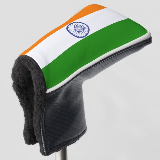 National Flag of India Ashoka Chakra Golf Head Cover (3/4 Front)