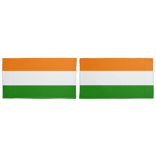 National Flag of India Ashoka Chakra Pillowcase (Front-Set)