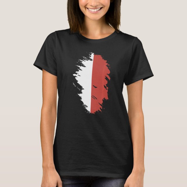 National Flag of Indonesia souvenir  for men women T-Shirt (Front)