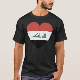 National Flag of Iraq souvenir for men women 3 T-Shirt