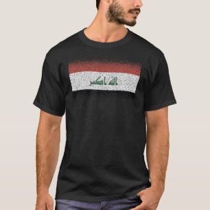 National Flag of Iraq souvenir for men women 6 T-Shirt
