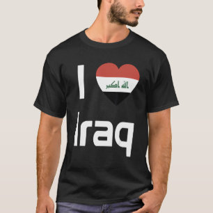 National Flag of Iraq souvenir for men women T-Shirt