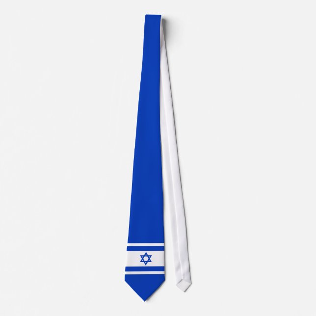 National flag of Israel - Authentic version Tie (Front)