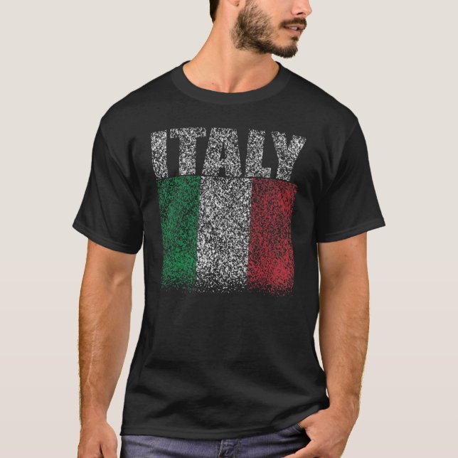National Flag of Italy souvenir  for men women 6 T-Shirt (Front)