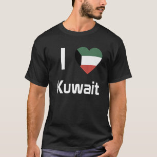 National Flag of Kuwait souvenir for men women 3 T-Shirt