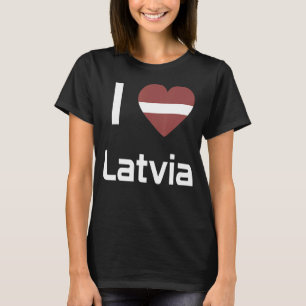 National Flag of Latvia souvenir for men women 2 T-Shirt