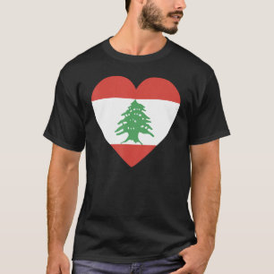 National Flag of Lebanon souvenir for men women 4 T-Shirt