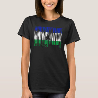 National Flag of Lesotho souvenir  for men women T-Shirt