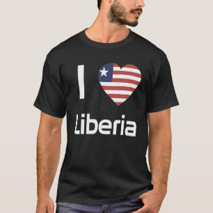 National Flag of Liberia souvenir for men women 1 T-Shirt