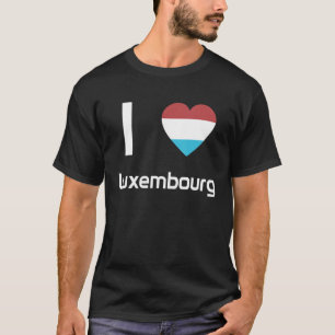 National Flag of Luxembourg souvenir for men wom T-Shirt