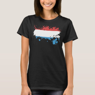 National Flag of Luxembourg souvenir for men wome T-Shirt