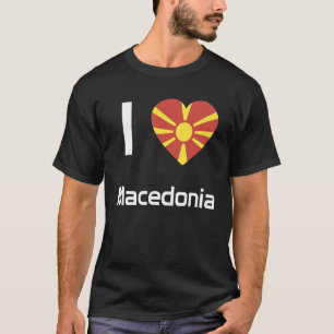 National Flag of Macedonia souvenir for men women T-Shirt