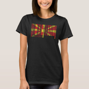 National Flag of Macedonia souvenir for men women T-Shirt