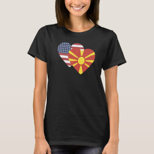 National Flag of Macedonia souvenir for men women T-Shirt