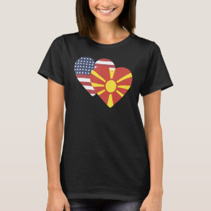 National Flag of Macedonia souvenir for men women T-Shirt
