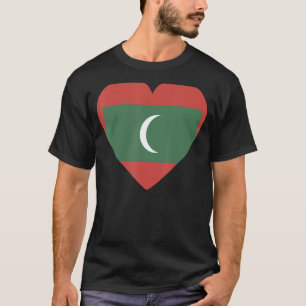 National Flag of Maldives souvenir for men women T-Shirt