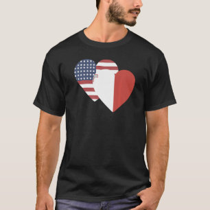 National Flag of Malta souvenir for men women 5 T-Shirt