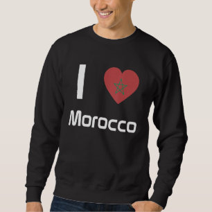 National Flag of Morocco souvenir for men women 1 Sweatshirt