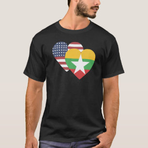National Flag of Myanmar souvenir  for men women   T-Shirt