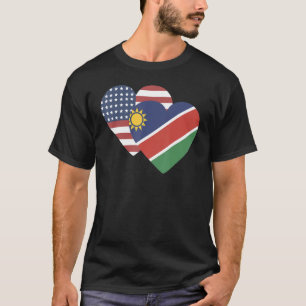 National Flag of Namibia souvenir for men women 2 T-Shirt