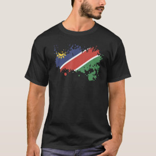 National Flag of Namibia souvenir for men women T-Shirt