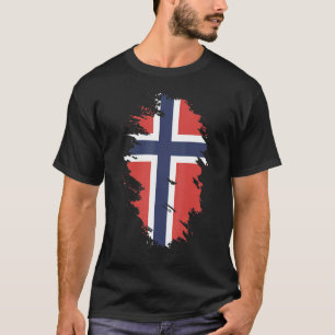 National Flag of Norway souvenir for men women 2 T-Shirt