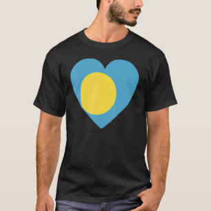 National Flag of Palau souvenir for men women 4 T-Shirt