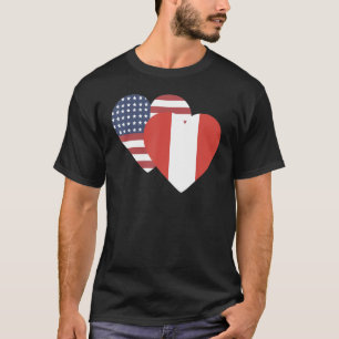 National Flag of Peru souvenir  for men women T-Shirt