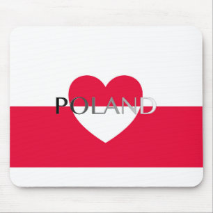 National Flag of Poland - Polska - Rzeczpospolita Mouse Mat