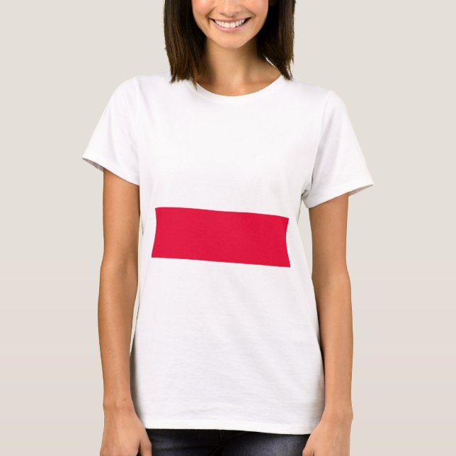 National Flag of Poland - Rzeczpospolita Polska T-Shirt (Front)