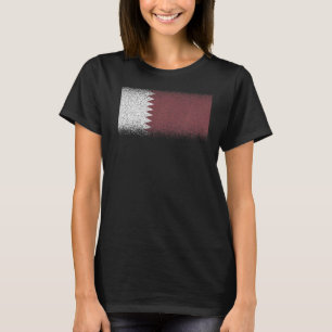 National Flag of Qatar souvenir  for men women T-Shirt