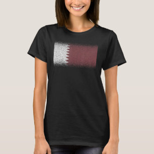National Flag of Qatar souvenir for men women T-Shirt