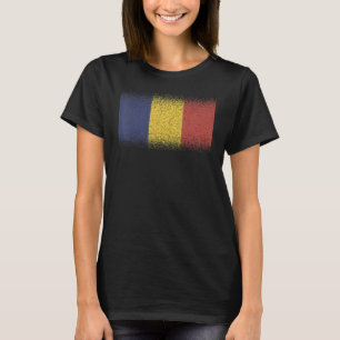 National Flag of Romania souvenir   for men women T-Shirt
