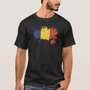 National Flag of Romania souvenir  for men women   T-Shirt