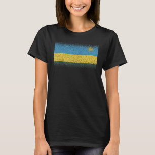 National Flag of Rwanda souvenir  for men women 1 T-Shirt