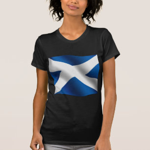 National Flag of Scotland & St Andrew Patriotic T-Shirt