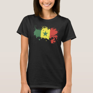 National Flag of Senegal souvenir   for men women T-Shirt