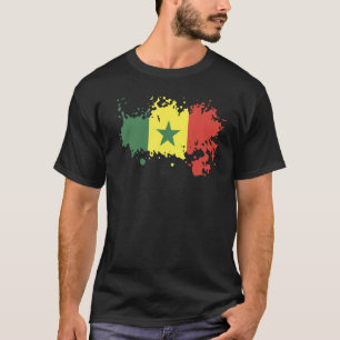 National Flag of Senegal souvenir for men women T-Shirt