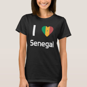 National Flag of Senegal souvenir  for men women T-Shirt