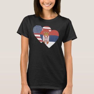 National Flag of Serbia souvenir for men women 1 T-Shirt