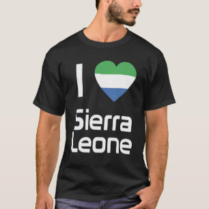 National Flag of Sierra Leone souvenir  for men wo T-Shirt
