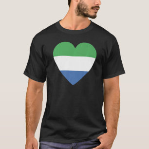 National Flag of Sierra Leone souvenir  for men wo T-Shirt