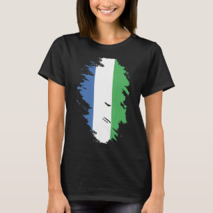 National Flag of Sierra Leone souvenir  for men wo T-Shirt