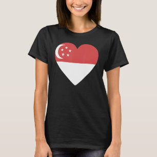 National Flag of Singapore souvenir for men women T-Shirt