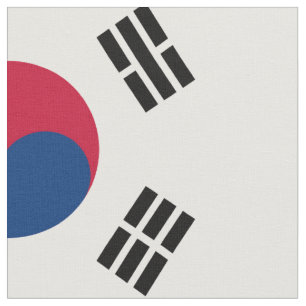 National flag of South Korea Fabric