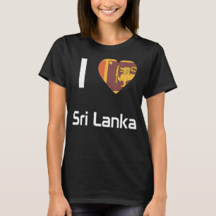 National Flag of Sri Lanka souvenir for men women T-Shirt