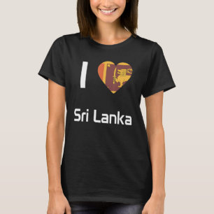 National Flag of Sri Lanka souvenir  for men women T-Shirt