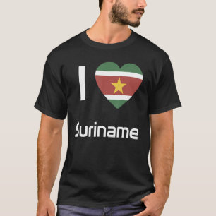 National Flag of Suriname souvenir  for men women T-Shirt